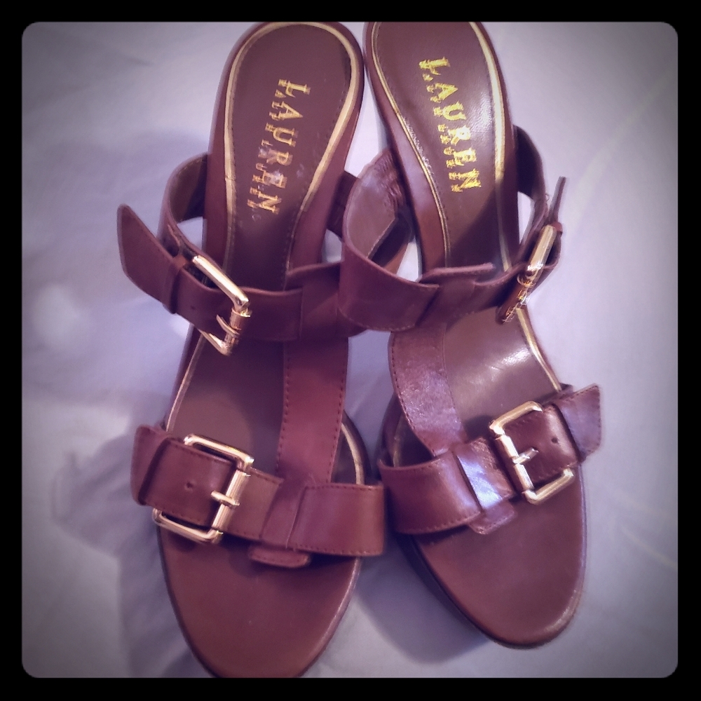 🎁 Ralph Lauren strapless heels